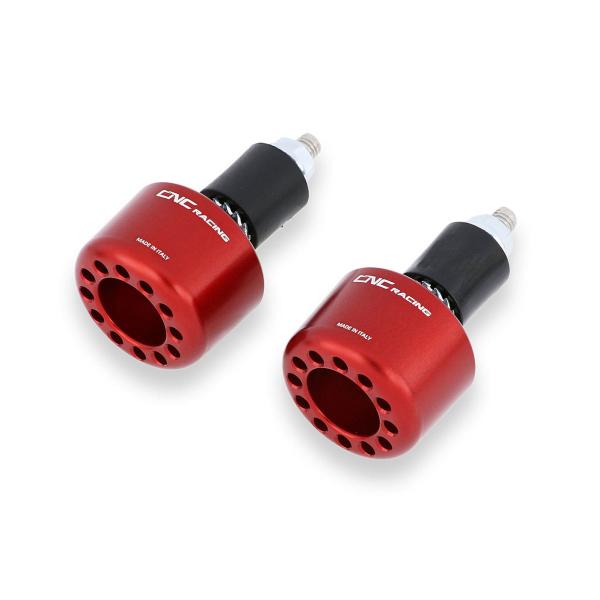 Coppia contrappesi manubrio Boing rosso CNC Racing universali