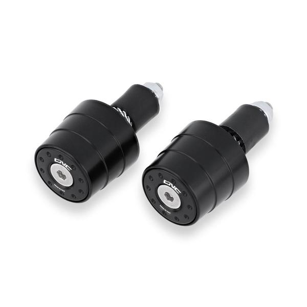 Coppia contrappesi manubrio Bi-Color neri CNC Racing universali