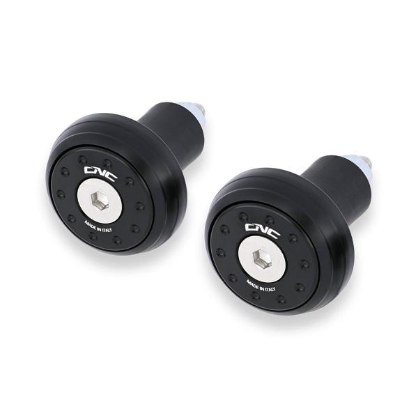 Coppia contrappesi manubrio Extralight neri CNC Racing universali