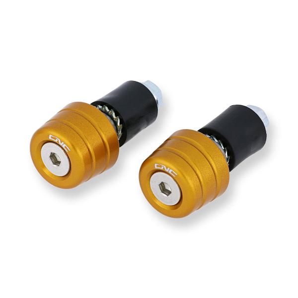Coppia contrappesi manubrio Mini oro CNC Racing universali