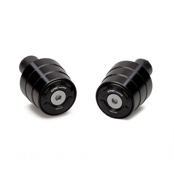 Coppia contrappesi manubrio Gear neri CNC Racing universali