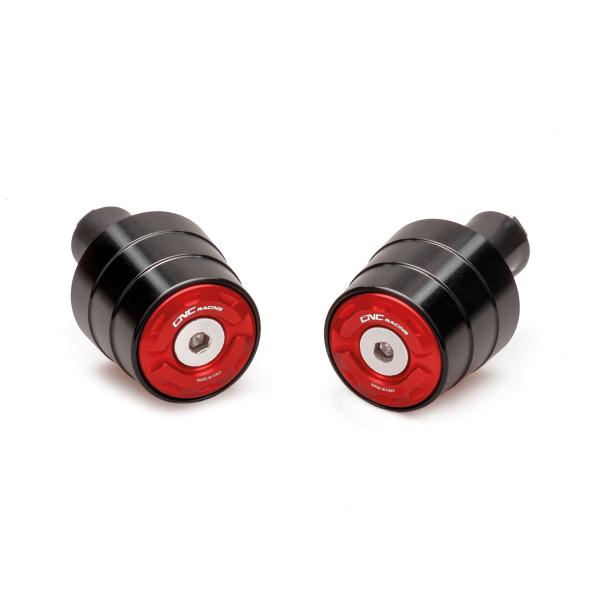 Coppia contrappesi manubrio Gear rossi CNC Racing universali