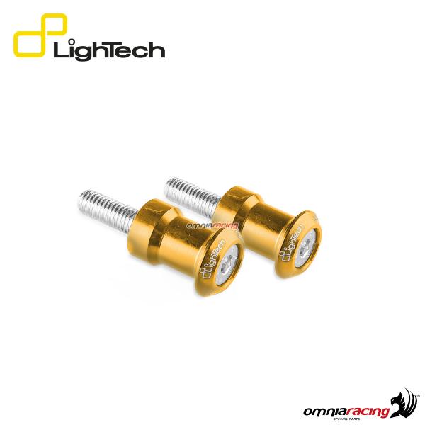 Swing Arm spools Lightech in ergal M10x1,25 gold color for Kawasaki