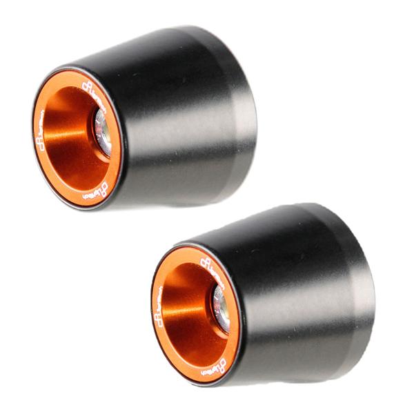 Contrappesi manubrio alluminio Lightech Serie 200 arancione Suzuki GSXR750 2008-2016