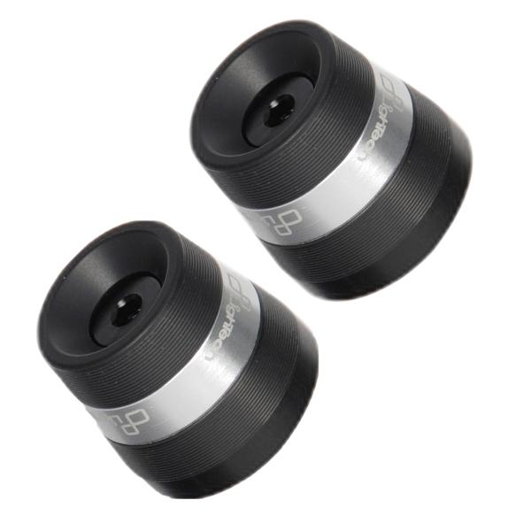 Contrappesi manubrio alluminio Lightech Serie 300 silver Aprilia RSV4 2009-2019