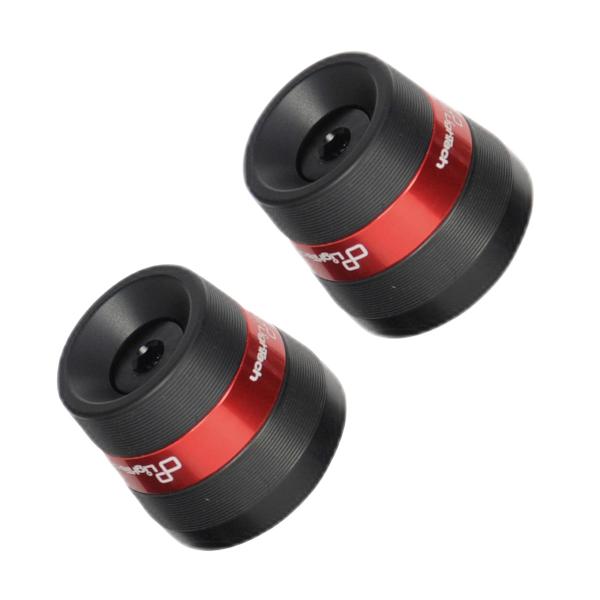 Contrappesi manubrio alluminio Lightech Serie 300 rosso Kawasaki Z800 2013-2016