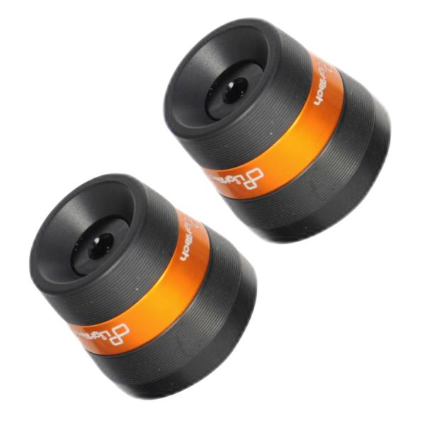 Contrappesi manubrio alluminio Lightech Serie 300 arancione KTM Duke 390 2017-2021