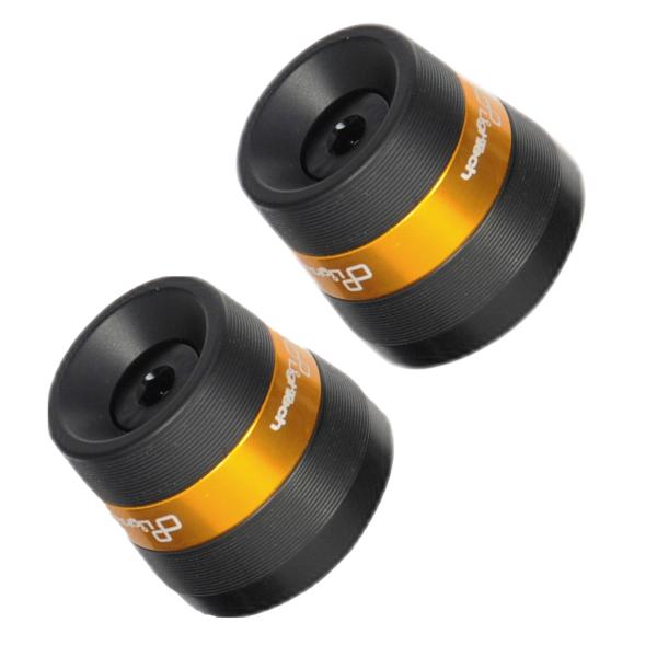 Contrappesi manubrio alluminio Lightech Serie 300 oro Yamaha R7 2022-2024