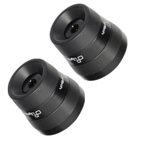 Contrappesi manubrio alluminio Lightech Serie 300 nero Suzuki GSX8R 2024
