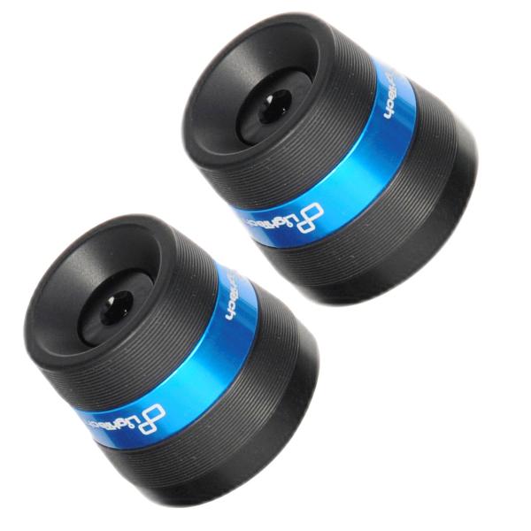 Contrappesi manubrio alluminio Lightech Serie 300 blu cobalto Yamaha Tracer 7GT 2020-2023