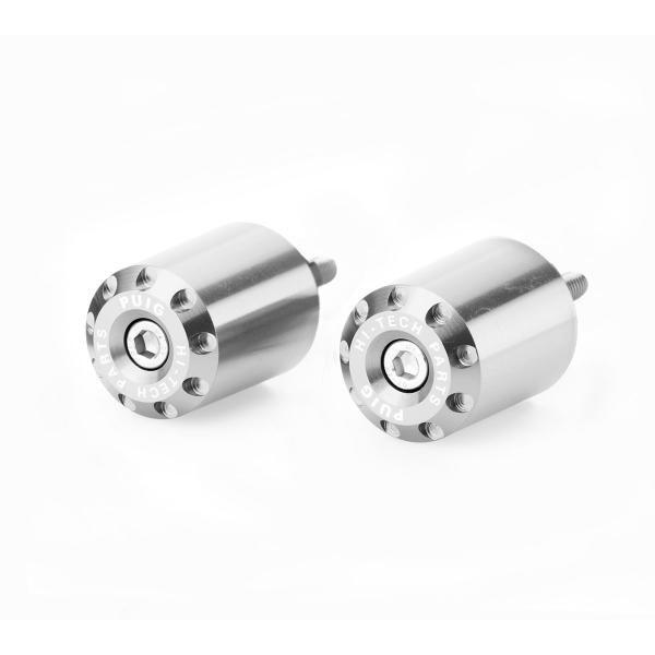 Puig Long Silver Bar Ends Kawasaki Ninja 650 2020-2025