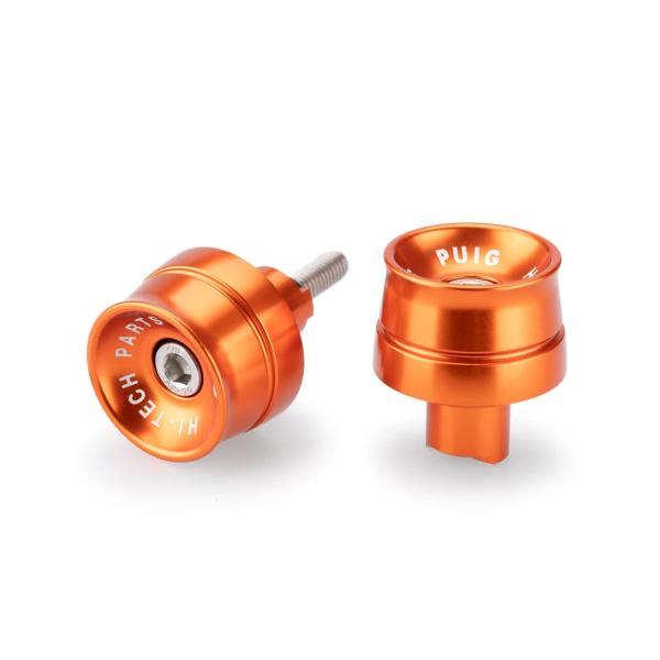 Puig Speed Orange Bar Ends Kawasaki Ninja 650 / Z650 2020-2025