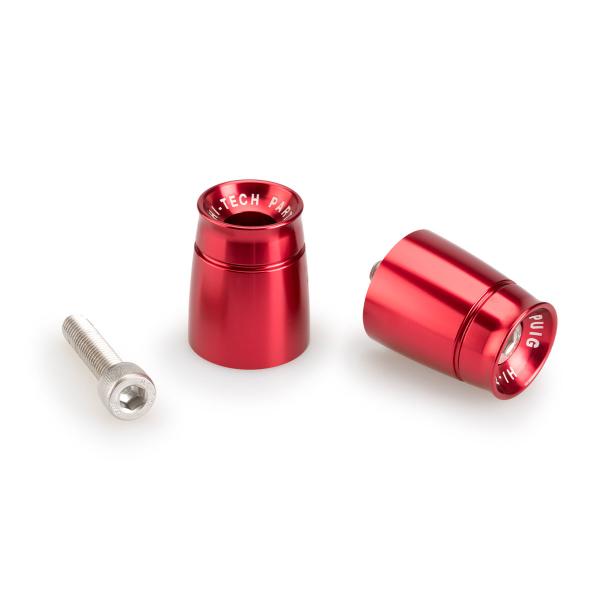 Puig Sport Red Bar Ends Kawasaki ZRX1200S 2001-2007