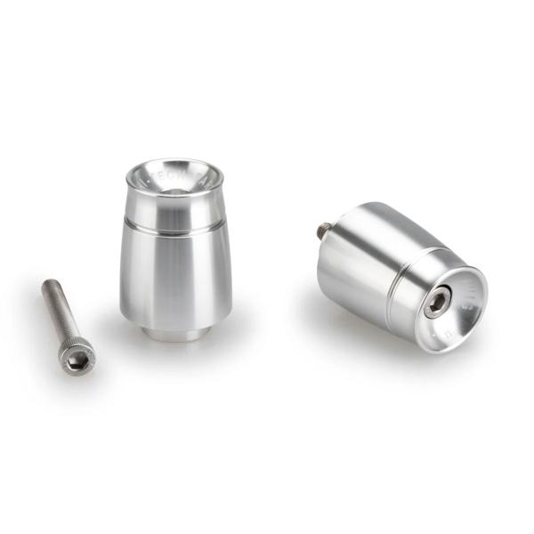 Puig Sport Silver Bar Ends Yamaha Fazer 8 2013-2016