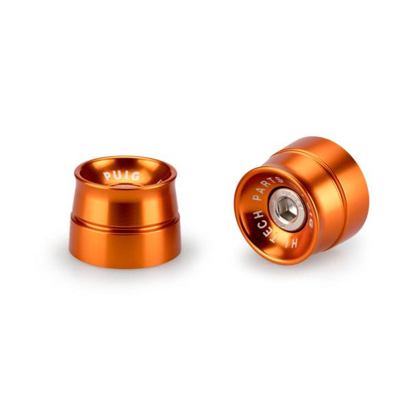Puig Speed Orange Bar Ends Kawasaki ER6F 2009-2016
