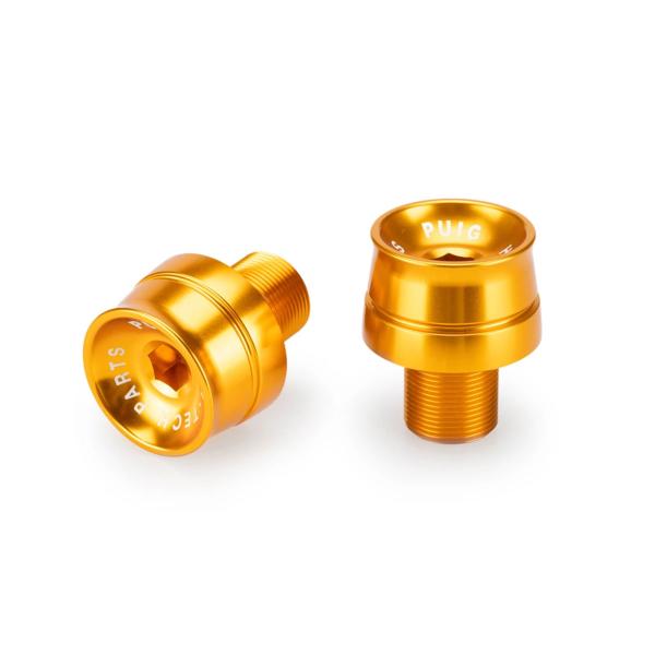 Puig Speed Gold Bar Ends Kawasaki Ninja ZX6R 2007-2008