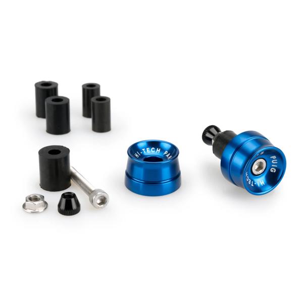 Puig Speed Blue Bar Ends Ducati Scrambler Desert Sled 2017-2020