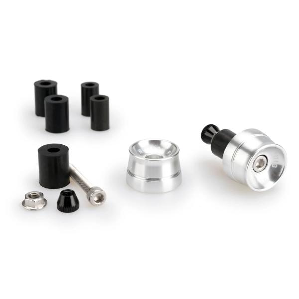 Puig Speed Silver Bar Ends Ducati Scrambler 1100 2018-2025