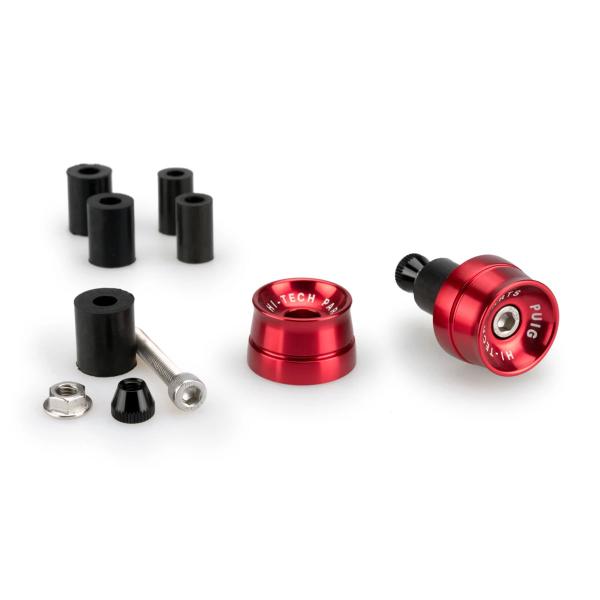 Puig Speed Red Bar Ends Aprilia Tuono V4 1100 Factory 2015-2020