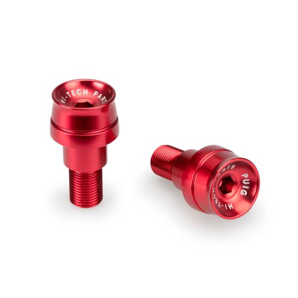 Puig Speed Red Bar Ends Yamaha TDM850 1996-2001