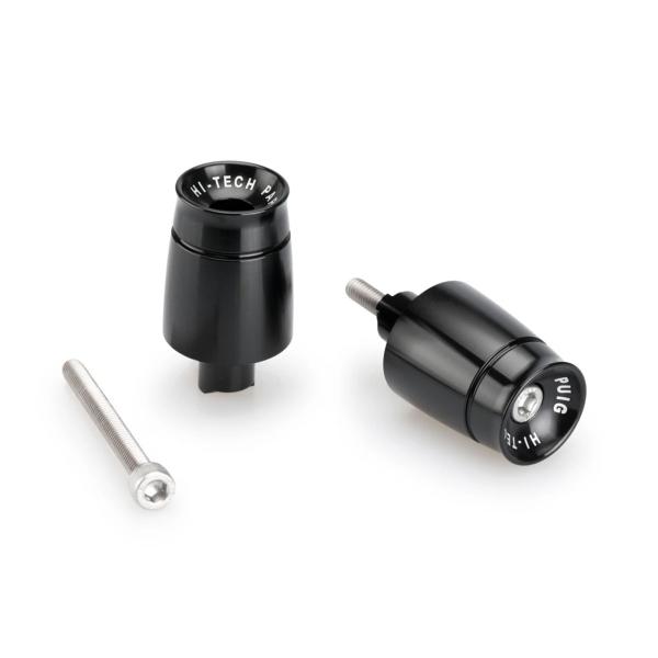 Puig Sport Black Bar Ends Kawasaki Ninja 650 2020-2025