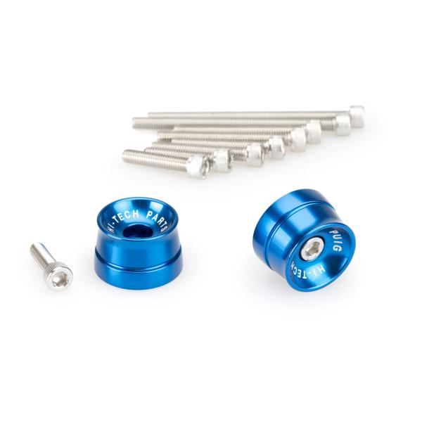 Puig Speed Blue Bar Ends Suzuki Burgman 400 2017-2025