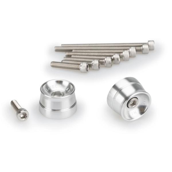 Puig Speed Silver Bar Ends Suzuki GSXR125 2017-2025