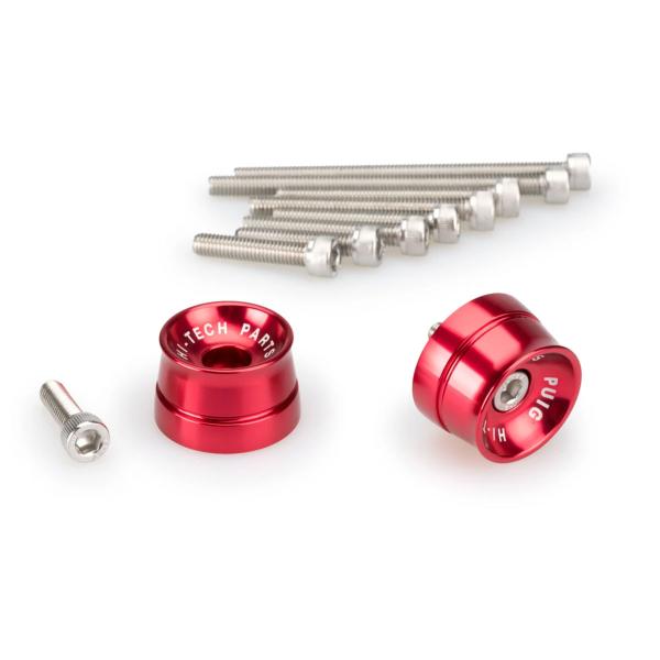 Puig Speed Red Bar Ends Suzuki GSXS750 2017-2021