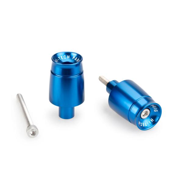 Puig Sport Blue Bar Ends Kawasaki Z650 2017-2019