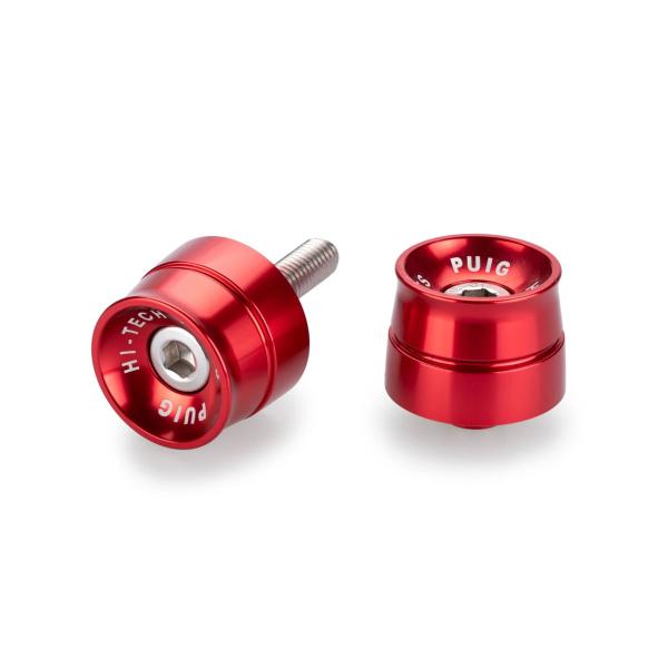 Puig Speed Red Bar Ends Yamaha MT09 Tracer 2015-2017