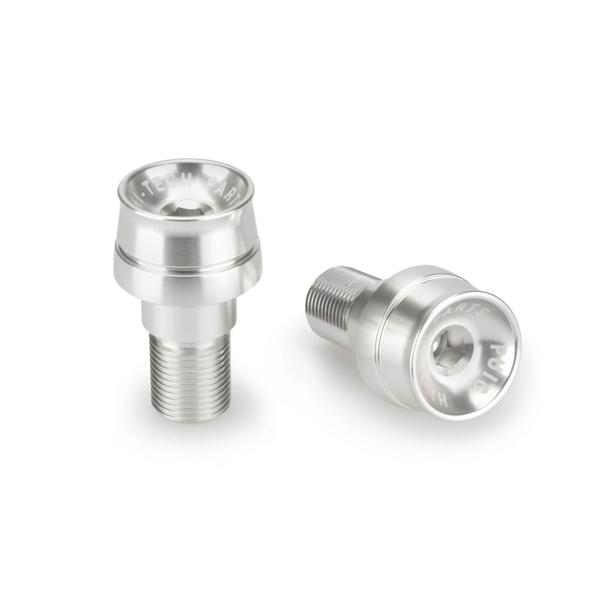 Puig Speed Silver Bar Ends Yamaha Tmax 560 2022-2025