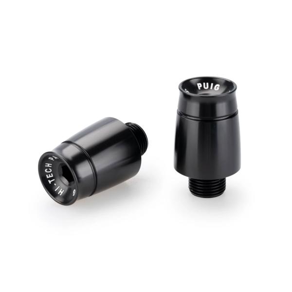 Puig Sport Black Bar Ends Aprilia RSV4 Factory 2021-2025