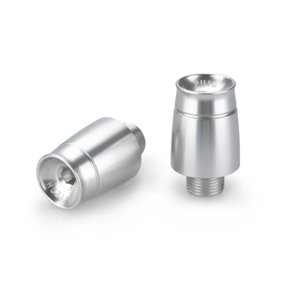 Puig Sport Silver Bar Ends Aprilia RSV4 Factory 2021-2025