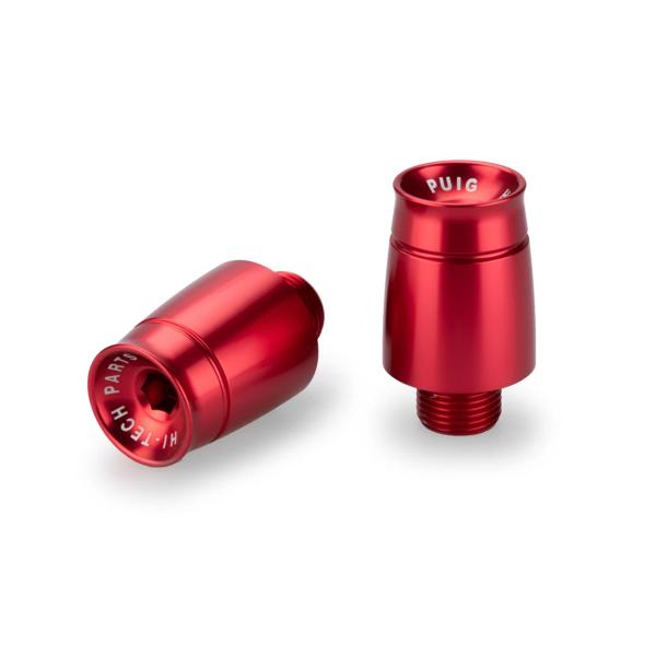 Puig Sport Red Bar Ends Aprilia RSV4 Factory 2021-2025