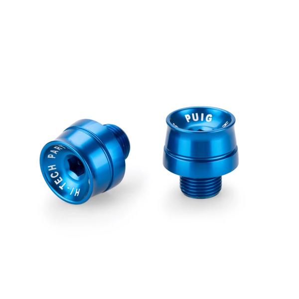 Puig Speed Blue Bar Ends Aprilia RSV4 Factory 2021-2025