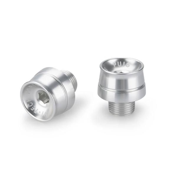 Puig Speed Silver Bar Ends Aprilia RSV4 Factory 2021-2025