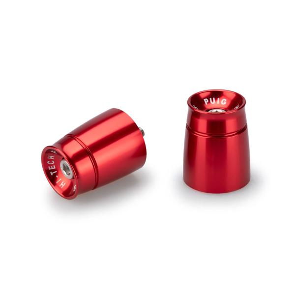 Puig Sport Red Bar Ends Benelli Leoncino 800/Trail 2022-2025