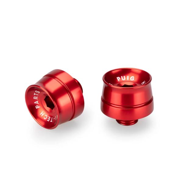 Puig Speed Red Bar Ends CFMoto 650NK 2021-2025