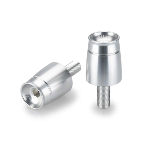 Puig Sport Silver Bar Ends Suzuki GSX8S 2023-2025