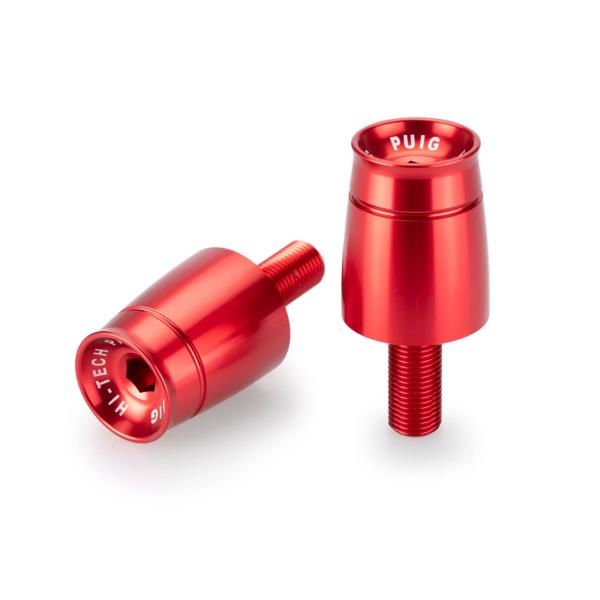 Puig Sport Red Bar Ends Suzuki GSX8S 2023-2025