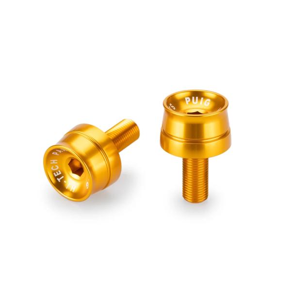 Puig Speed Gold Bar Ends Suzuki Hayabusa GSXR1300 2021-2025