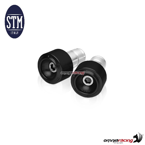 Bar end STM with expander diameter 17mm small black color universal