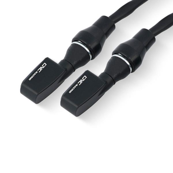 Coppia frecce Led alluminio DOT CNC Racing indicatori di direzione universali