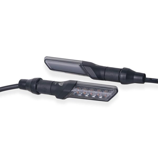 Coppia frecce Led sequenziali STYLE CNC Racing indicatori di direzione universali