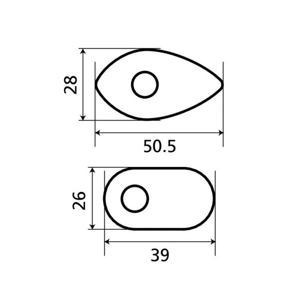 Adattatori per indicatori di direzione Lampa per Honda