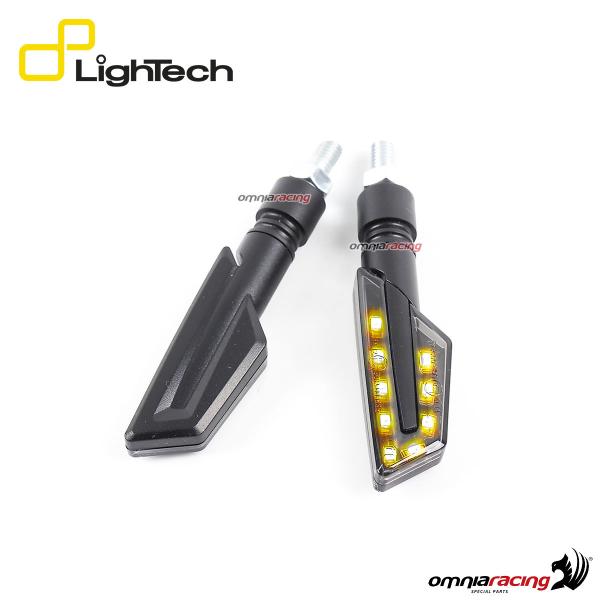 Coppia frecce Lightech omologate indicatori di direzione Led universali 82mm