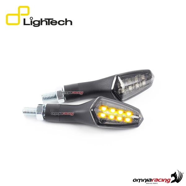Pair of universal approved Lightech LED turn signals indicators 82mm