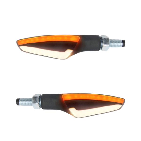 Coppia frecce led Lightech MonsterEye2 con luce posizione anteriori Universali