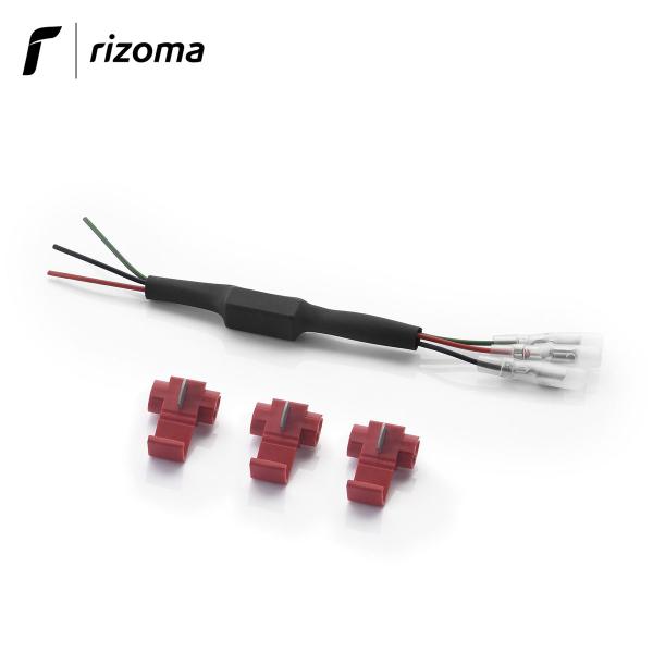 Kit di cablaggio elettrico Rizoma indicatori di direzione / frecce per moto posteriori
