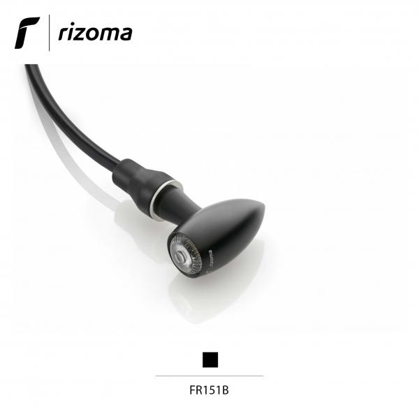 Indicatore di direzione freccia led luce di posizione Rizoma Club L omologata anodizzato nero